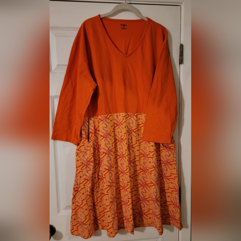 Svaha PI Pinwheel Ada Dress 4x NWT